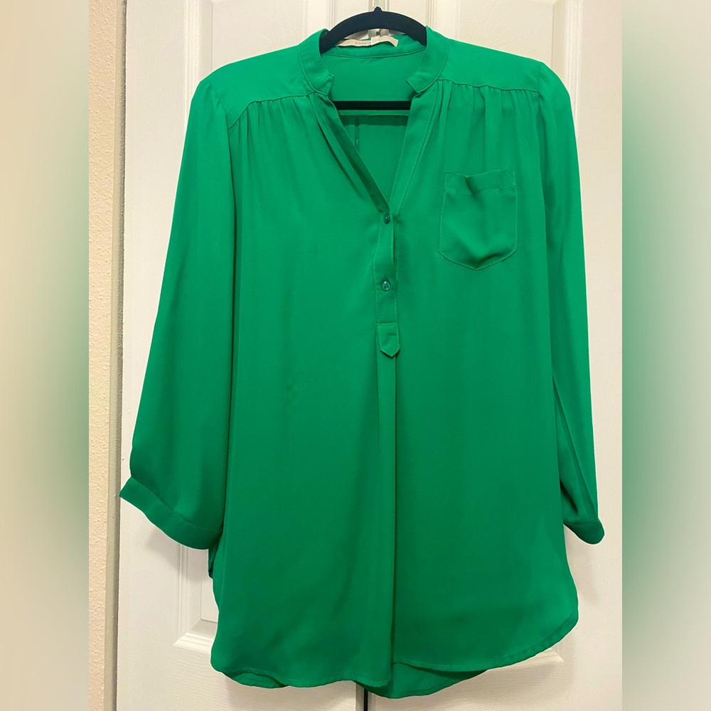 Green 41 Hawthorn 3/4 Sleeve Blouse